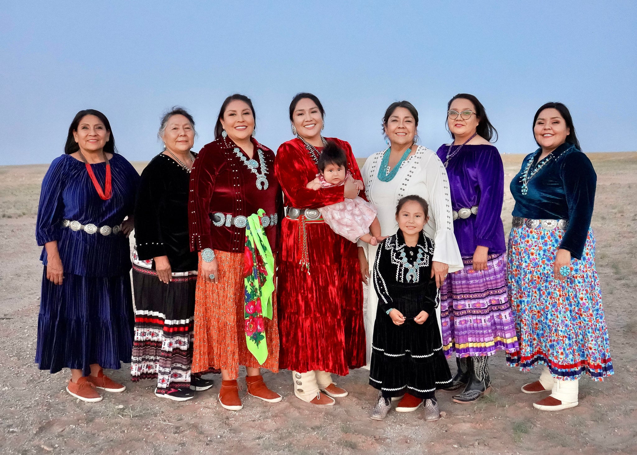 modern navajo dress To'ahan Fashions To'ahani Fashions