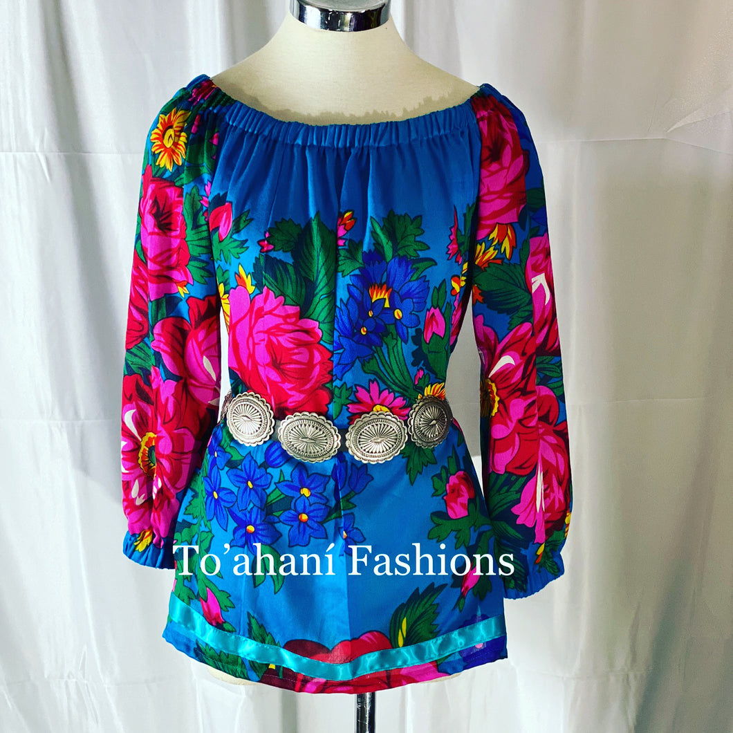 Round Neck Saanii Scarf Blouse